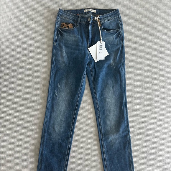 Blue Denim Women's Jeans - Picture 5 of 5
